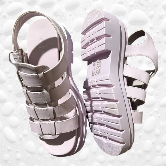Light Purple LUANNA Platform Plastic Sandals NWT Size: 8 - Picture 5 of 8